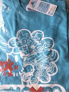 *CHAX COLONY~ T-shirt [ lady's M size light blue B]( unused * unopened goods 1 sheets )