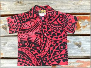 ★ Winnie Fashion Hawaii неиспользованный Deadstock Kids с коротким рукавом Aloha Supt 2 ② ★ Осмотр гавайской детской одежды