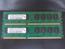 mem326 SanMax 4GBx2枚 8GB DDR3/PC3L-12800 中古品_画像1
