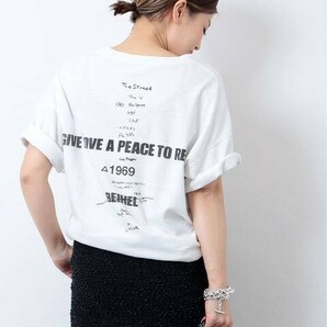 ドゥーズィエムクラス☆LOVE A PEACE バックプリントTシャツ　新品