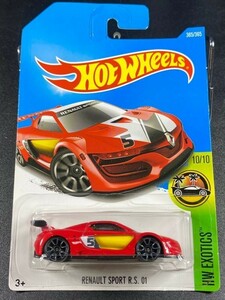 ホットウィール HOTWHEELS RENAULT SPORT R.S. 01 ルノー スポーツ 赤