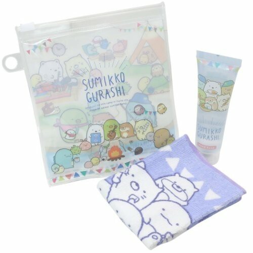 すみっコぐらし ハンドソープ&ミニタオルセット ブルー