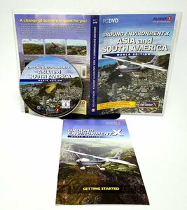【同梱OK】 Microsoft Flight Simulator X / Ground Environment X Asia & South America / アドオン / 追加ソフト
