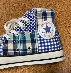 CONVERSE ハイカットスニーカー パッチワーク コンバースオールスター コンバース ALLSTAR チェック