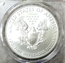 【 最高鑑定 】2020年 アメリカ シルバーイーグル 1ドル 銀貨 PCGS MS70 モダンコイン バイデンラベル アンティーク 送料込み_画像6