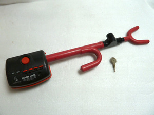 SIW216◆【アラームジャンク】◆SANTECA サンヨーテクニカ dB DOG ALARM LOCK◆ステアリングホイールロック◆自動車 防犯 盗難防止 車上狙