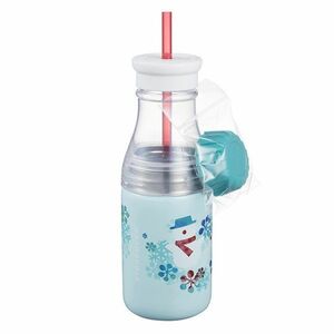 【スターバックス】台湾限定商品　ホリデー2017　ステンレススチールサニーボトル雪だるま　500ml　シェイカーボトル