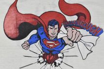 スーパーマン 70s USA製 Tシャツ SCOTT社ペーパータオル 企業物 8980 両面プリント ベルバシーン ビンテージ / 501 101 200 90 00 80 60_画像4