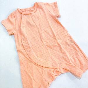 [ новый товар не использовался ]la Stella lastella детская одежда детский комбинезон 70 cm симпатичный розовый точка Kirakira neblaNEBULA