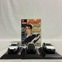 REAL-X 1/72 頭文字D トヨタ スプリンタートレノ AE86 セット リアル-X イニシャルD TOYOTA SPRINTER TRUENO 藤原拓海 旧車 ミニカー_画像5