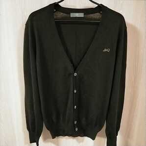 【極美品】Alexander McQueen イタリア製 薄手カーディガン ブラック サイズL