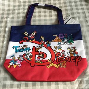  Tokyo Disney resort team Disney tote bag Mickey &f lens minnie Donald daisy tag attaching unused TDR