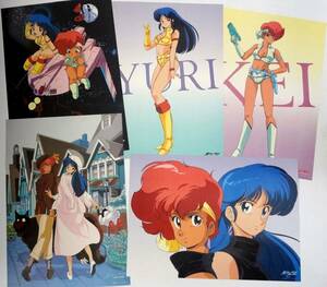  подлинная вещь Dirty Pair постер 5 шт. комплект Dirty Pair Poster