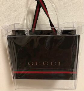 GUCCIショッパー　クリアバック