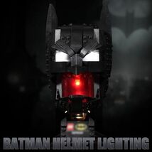激レア!! MOC ブロック スーパー・ヒーローズ 76182 互換 バットマン マスク LEDライト 照明 キット カスタム パーツ DL162_画像1