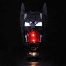 激レア!! MOC ブロック スーパー・ヒーローズ 76182 互換 バットマン マスク LEDライト 照明 キット カスタム パーツ DL162_画像5