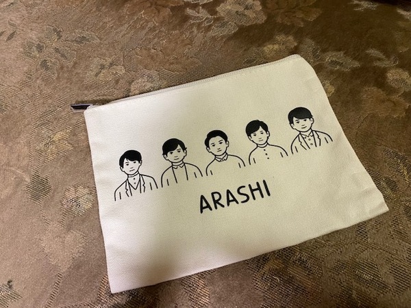 ★ARASHI EXHIBITION “JOURNEY” 嵐を旅する展覧会 公式グッズ ポーチ 未使用★