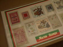 マカオ　記念切手　10枚台紙付き_画像2