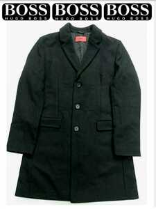 Распродано сразу 10AW BOSS HUGO BOSS Hugo Boss Роскошный кашемир из смесовой шерсти Chester Coat 48 Красивая куртка