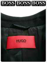 即完売 10AW BOSS HUGO BOSS ヒューゴボス 高級カシミア混紡ウールチェスターコート 48 美品 ジャケット_画像3