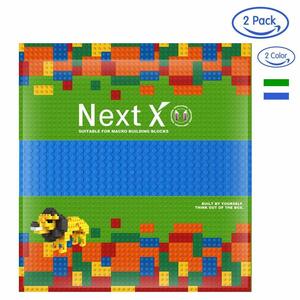 新品 NextX ブロック クラシック 基礎板 互換性のある 大きいサイズ 2色2枚 両面ブロックプレート 32x32ポッチ