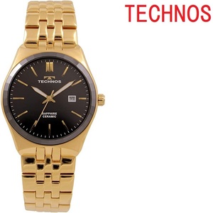 送料無料★特価 新品 TECHNOS正規保証付き★テクノス T9A39GB メンズ腕時計 限定品 ゴールド色 サファイアガラス★プレゼントも最適