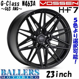 BENZ W463A G63 AMG フロント VOSSEN HF-7 10.5J×23inch 23インチ Black Silver Bronze 1本 ホイール