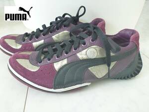 Puma Puma ★ Purple x Черная кожа и другие кроссовки 23.0