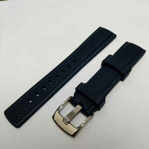 * new goods immediately shipping high quality silicon fluorine processing 20mm navy wristwatch belt strap Omega Seiko diver etc. recommended 