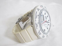 FHB Ref.F-507 クロノグラフ ホワイト クォーツ メンズ 腕時計 □UA8527_画像2