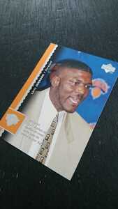 1997年当時物!!UPPER DECK製 NBA「LARRY JOHNSON」NEW YORK KNICKS時代 トレーディングカード 1枚/ラリー・ジョンソン ニックス basketball