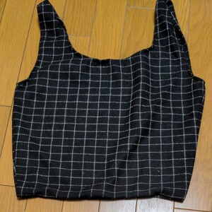 エコバッグ、 トートバッグチェック柄