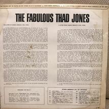 サド・ジョーンズ Thad Jones / The Fabulous Thad Jones LP_画像2