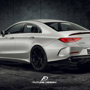 【FUTURE DESIGN】BENZ メルセデス・ベンツ CLS-Class C257 W257 サイドスカート 本物DryCarbon ドライカーボン FDGT2 カスタム エアロ 53の画像2