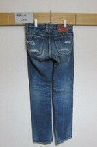 TMT CRUSH REPAIR DENIM STARAIGHT PANTS デニム パンツ S-30 インディゴ TPT-S0803 ティーエムティー_画像2