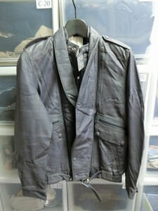 N.Hoolywood Riders Jacket 36 Grey #91606 Nuhallywood Mr. Hollywood