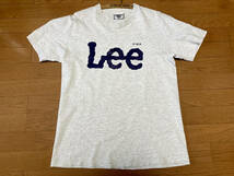 80s 90s ヴィンテージ USA製 Lee リー 企業物 ビッグロゴ 霜降り Tシャツ アドバタイジング デニムブランド_画像9