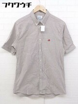 ◇ ◎ BEAMS ビームス 半袖 シャツ サイズXL グレー メンズ_画像1