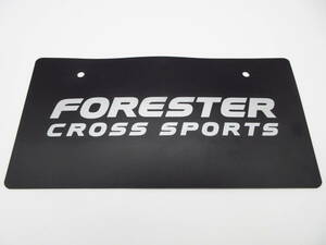スバル フォレスター クロススポーツ ディーラー 新車 展示用 非売品 ナンバープレート マスコットプレート
