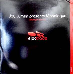 3804【ＬＰ盤】 ☆めったに出品されない ☆Midnight Express (Andro dub) - Jay Lumen pres. Monologue ≪貴重レコード≫　送料安