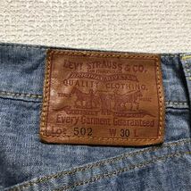 No.J1-916 Levi's502 リーバイス　薄手デニムハーフパンツ　W30_画像6