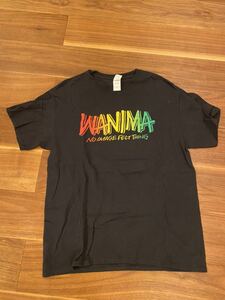 WANIMA ワニマ PIZZA OF DEATH ロゴTシャツ イベント　エビバディツアー　サイズＬ　1715