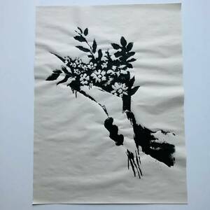  Bank si-Banksy picture rare limitation rare Flower Thrower