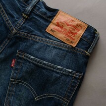 値下!USED*LEVIS/リーバイス/29×33/502/革パッチ/チェーンステッチジーンズ/デニムパンツ/Gパン/ジーパン/テーパード_画像3