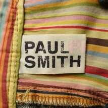 訳あり特価!USED*Paul Smith PINK/ポールスミス ピンク/40/L相当/デニムワイドパンツ/ボトムス/カジュアル/シンプル/デイリー_画像6