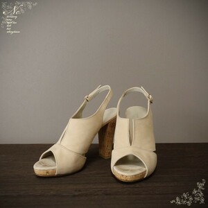 Используется*Ginza Kanematsu/Ginza Kanematsu/23/Made in Japan/Sandals Boots Boots/Beige/Elegant/Elegant/Casual/Daily/Resort