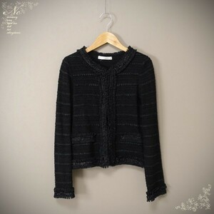 Используется*M-Premier Black/Mpring Mie Black/38/M эквивалент/Mohair Mixed Lamenite Jacket/Black/Black/Party/Oche