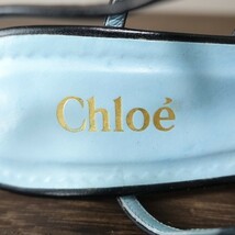 値下☆訳あり特価!USED*Chloe/クロエ/36・1/2/23.5相当/リーガル社製バックストラップサンダル/ブラック/黒色/シック/上品/カジュアル_画像5