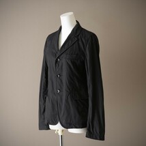 値下!USED*BLACK COMME des GARCONS/ブラックコムデギャルソン/S/日本製チェックラインジャケット/ブラック/黒/テーラードジャケット_画像3