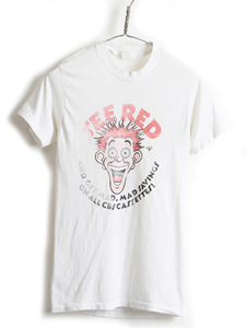 80's USA製 ビンテージ ■ 企業物 キャラクター プリント 半袖 Tシャツ ( M 男性 メンズ S 程) 古着 80年代 半袖Tシャツ 当時物 プリントT